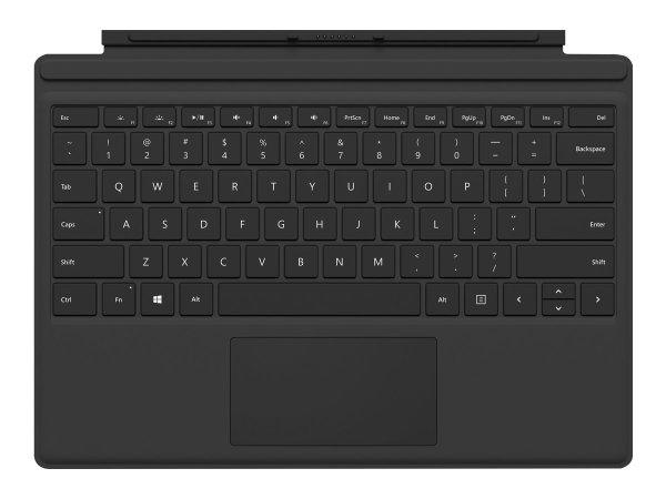 Microsoft Surface Pro Type Cover - Deutsch - Schwarz
