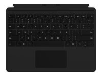 Microsoft Surface Pro X Keyboard - Tastatur - mit Trackpad - hinterleuchtet - Deutsch - Schwarz - f&uuml;r Surface Pro X