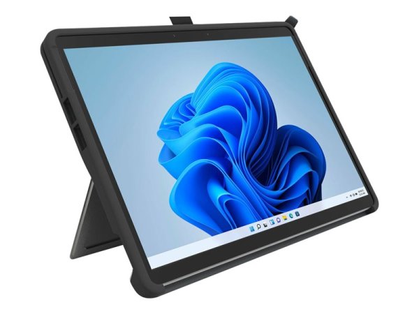 Kensington BlackBelt - Hintere Abdeckung für Tablet - widerstandsfähig - Polycarbonat, ABS-Kunststoff, textured thermoplastic elastomer (TPE) - Schwarz - für Microsoft Surface Pro 9