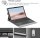 Fintie Schutzhülle für Microsoft Surface Go, Go2, Go3  10 Zoll Tablet - Multi-Sichtwinkel Kunstleder Schutzhülle Cover Case mit Dokumentschlitze, Type Cover kompatibel, Grau