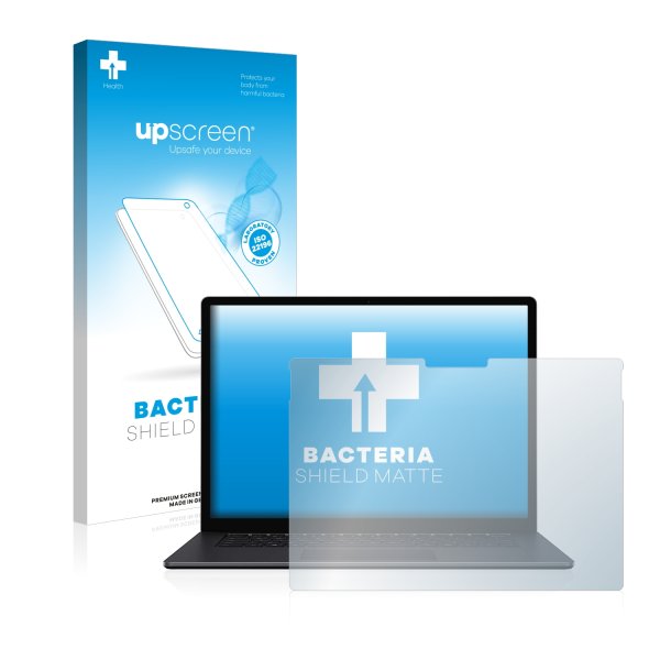 upscreen Bacteria Shield Matte Premium Antibakterielle Displayschutzfolie für Microsoft Surface Book 3 15