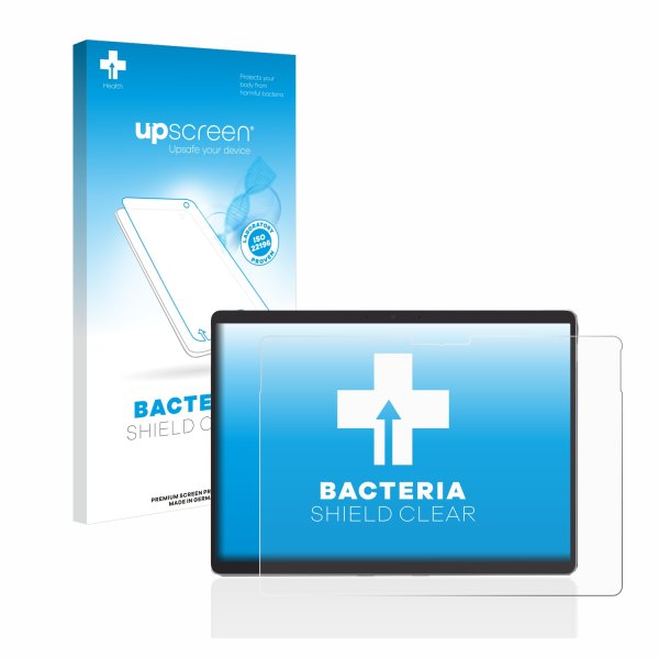 upscreen Bacteria Shield Clear Premium Antibakterielle Displayschutzfolie für Microsoft Surface Pro 8 (2021)