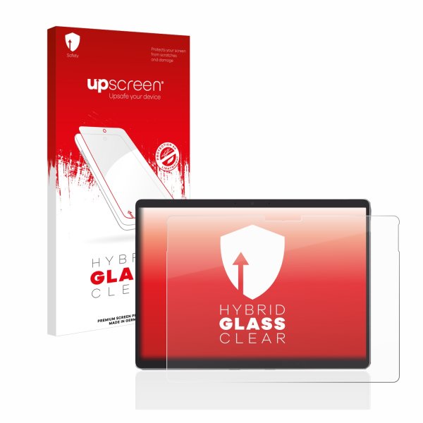 upscreen Hybrid Glass Clear Premium Panzerglasfolie für Microsoft Surface Pro 8 (2021)